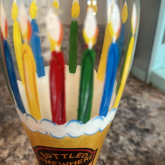 Lolita "Birthday Beer" Pilsner Glass 22oz gotta love beer - Picture 6 of 6